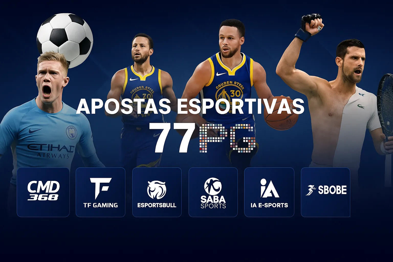 Aposte em apostas esportivas no cassino online 77PG